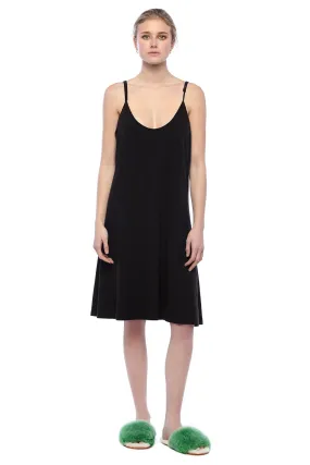 Slip Nightgown in Black