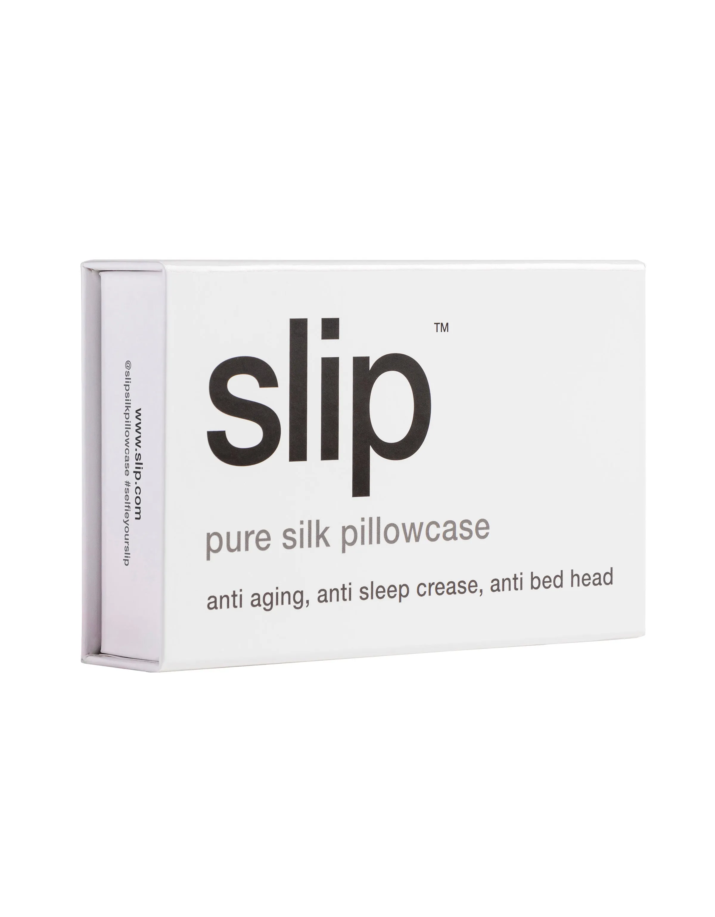 Slip silk pillowcase - White