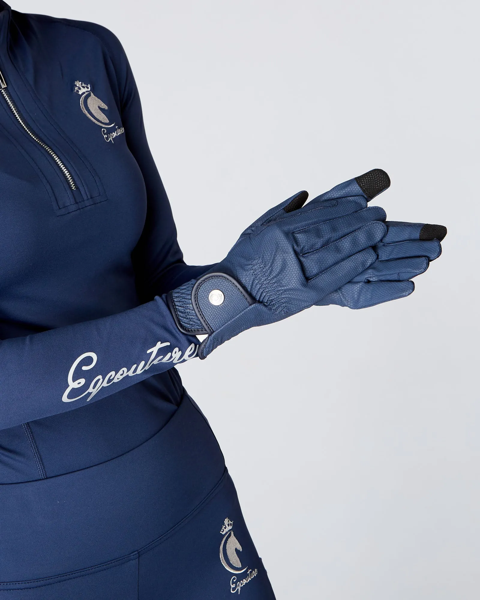 SmartGrip Horse Riding Gloves - NAVY