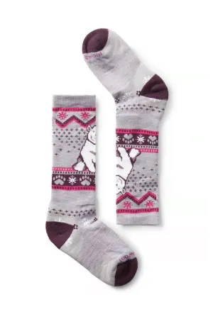 Smartwool Wintersport Full Cushion Polar Bear Pattern OTC Socks - Kids'