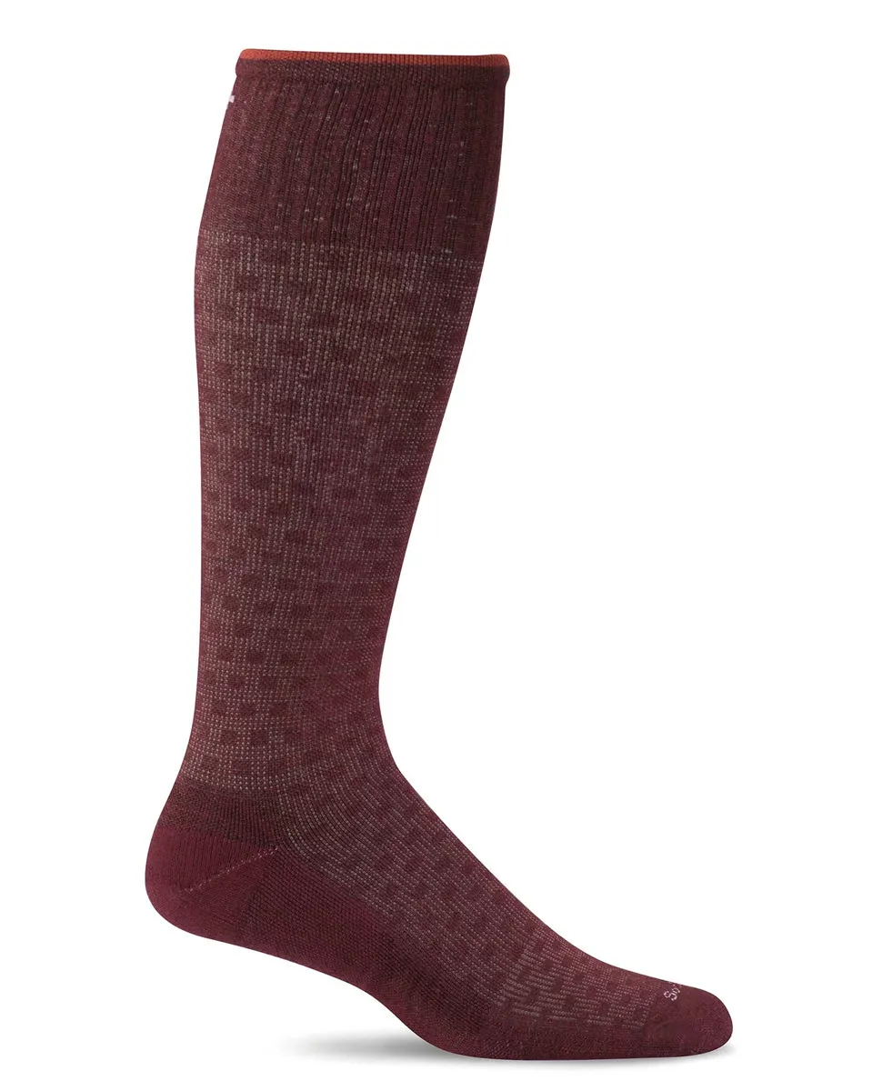 Sockwell Shadow Box Men's Knee Highs 15-20 mmHg | Clearance (Final Sale)