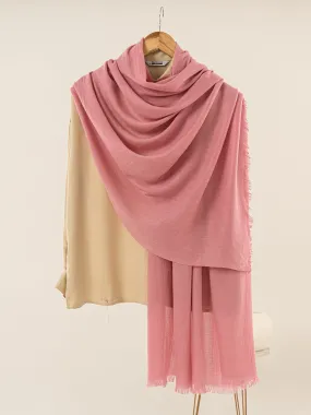 Solid Pashmina - Bubblegum