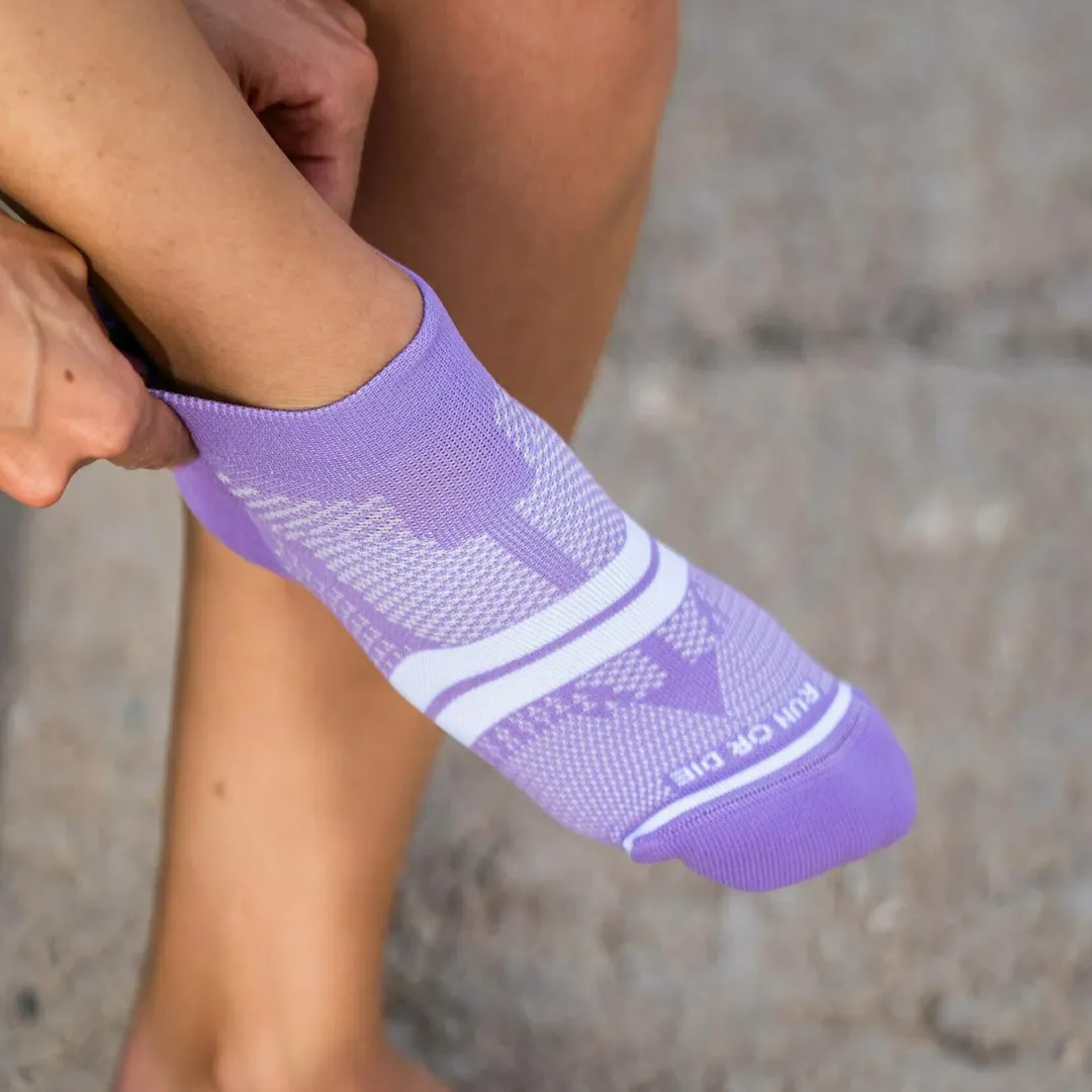 Sporcks - No Shown Running Sock - Nosa Purple