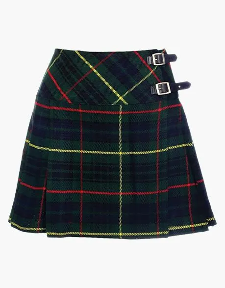 STEWART WOMEN HUNTING TARTAN MINI KILT