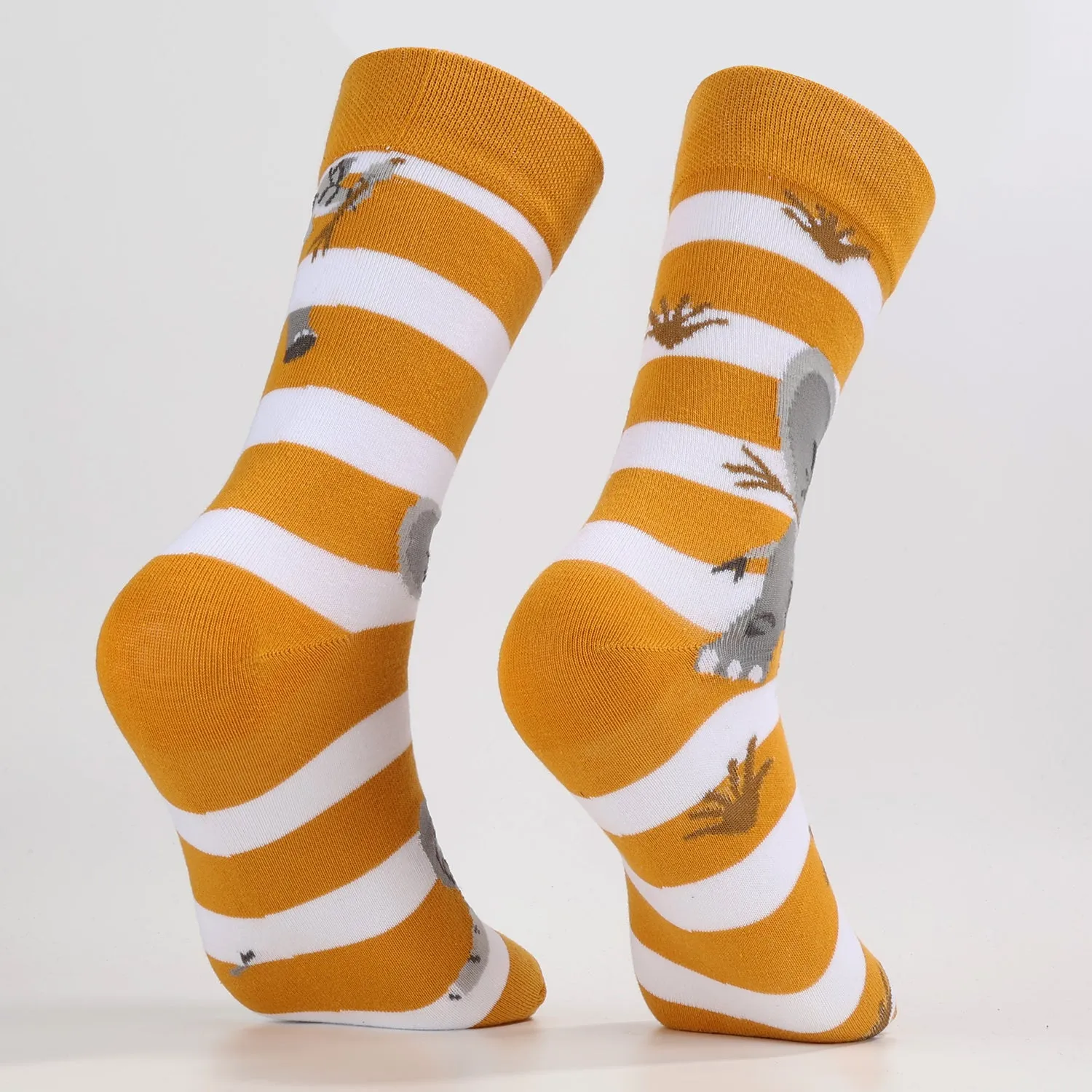 Striped Elephant Socks