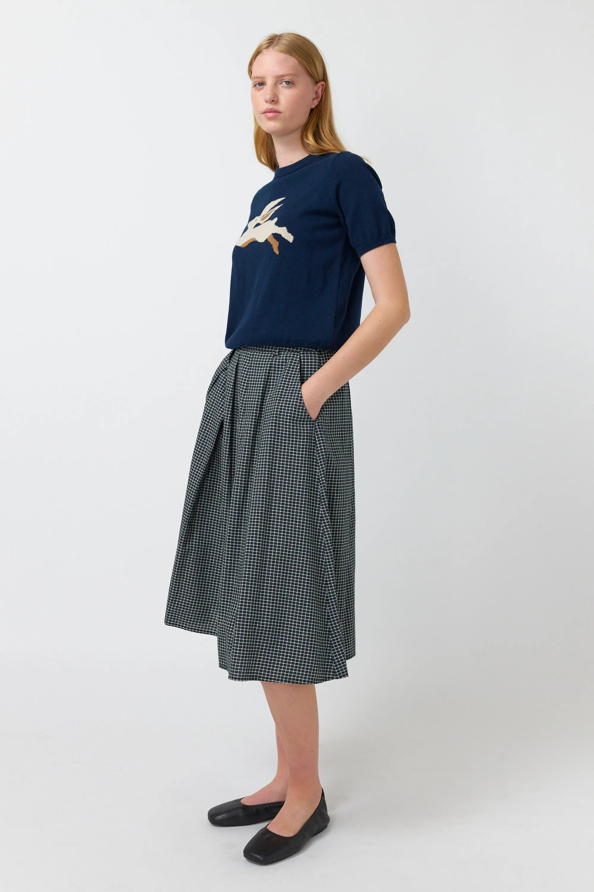 Sylvester Atlas Skirt- Black