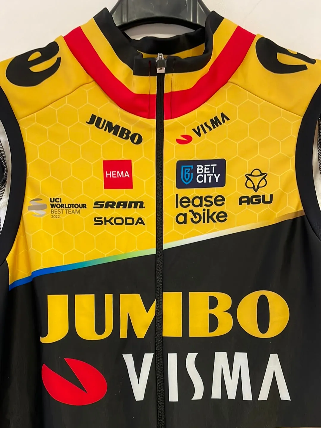 Team Jumbo Visma | AGU Premium Thermal Gilet 23 ex Belgian Champ