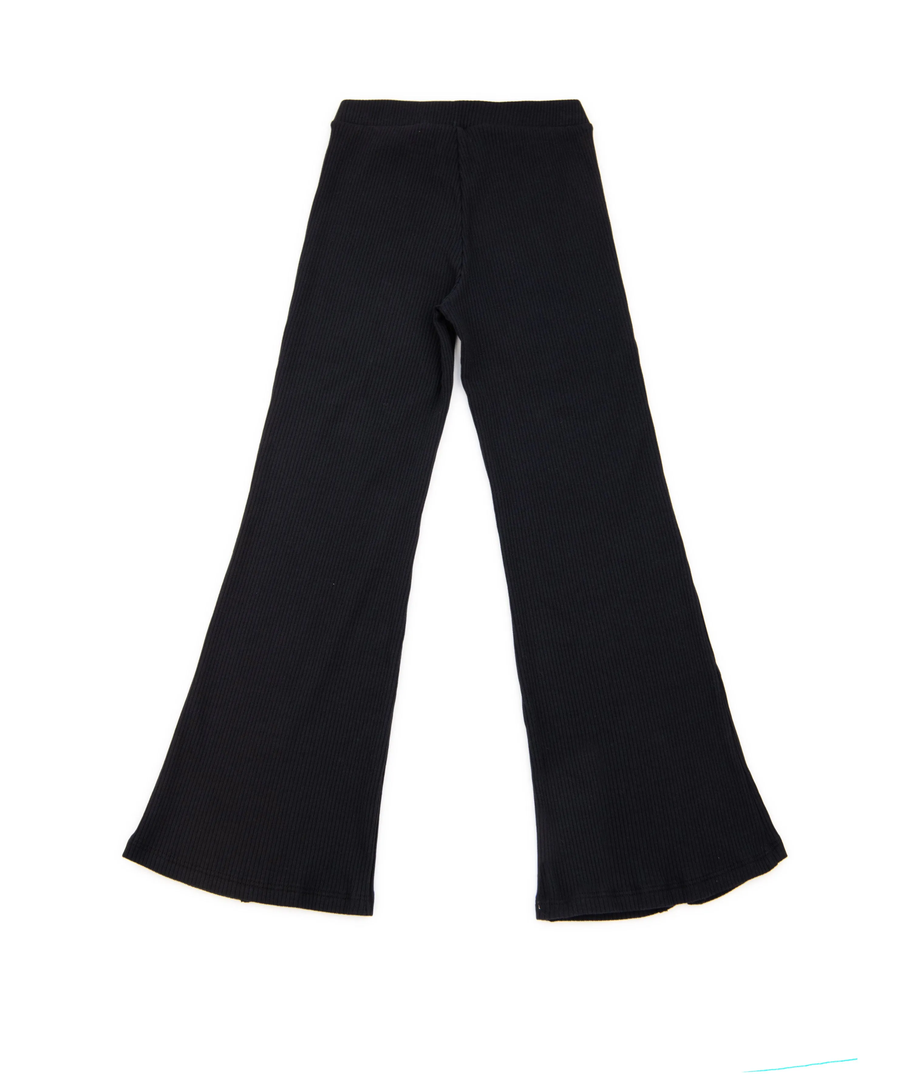 Terez Girls Rib Split Flare Pants