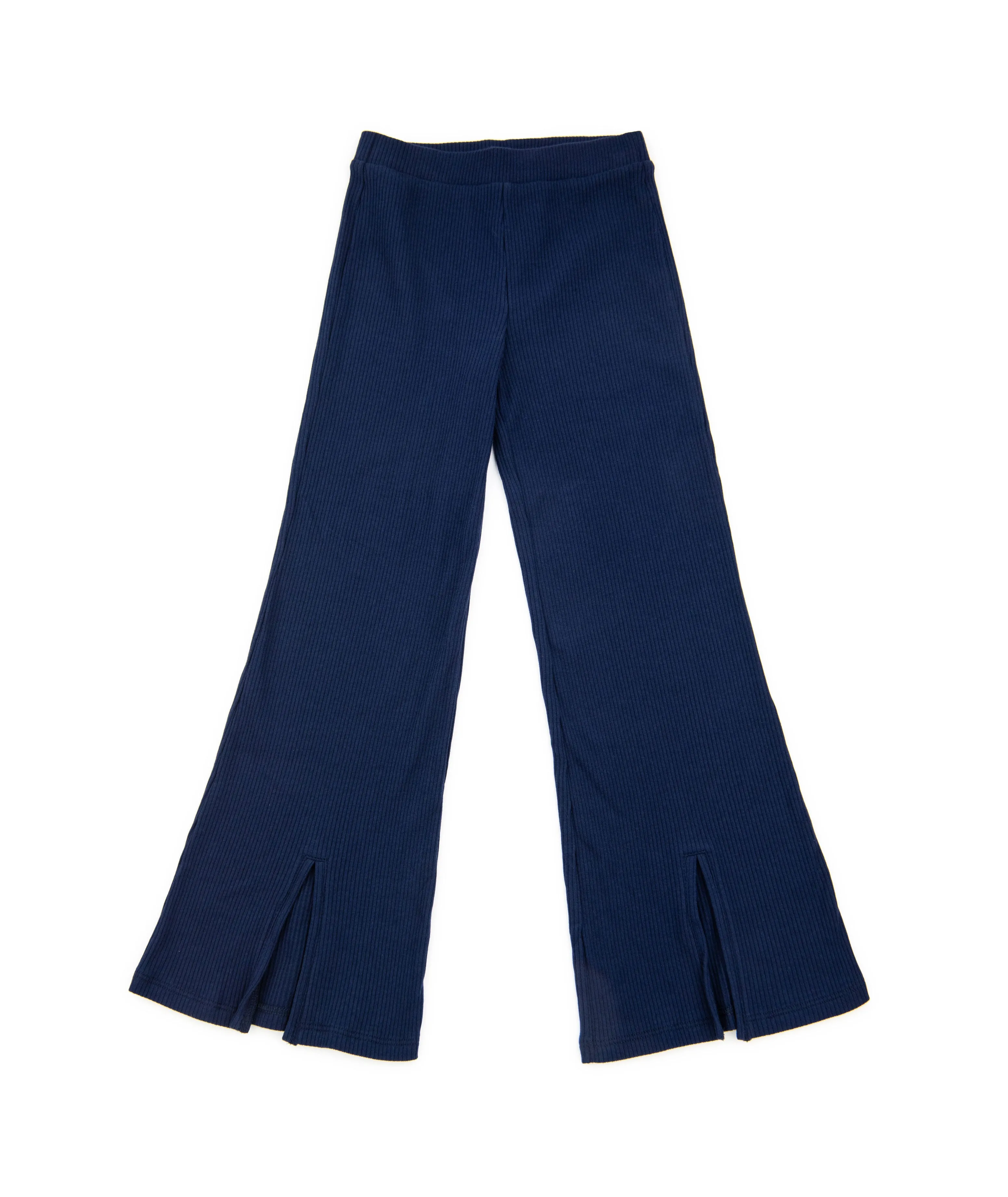 Terez Girls Rib Split Flare Pants