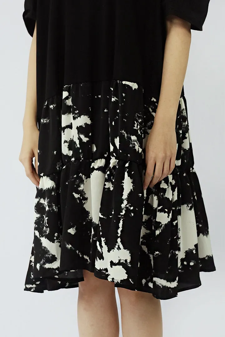 Thea Dress in Splash Paint