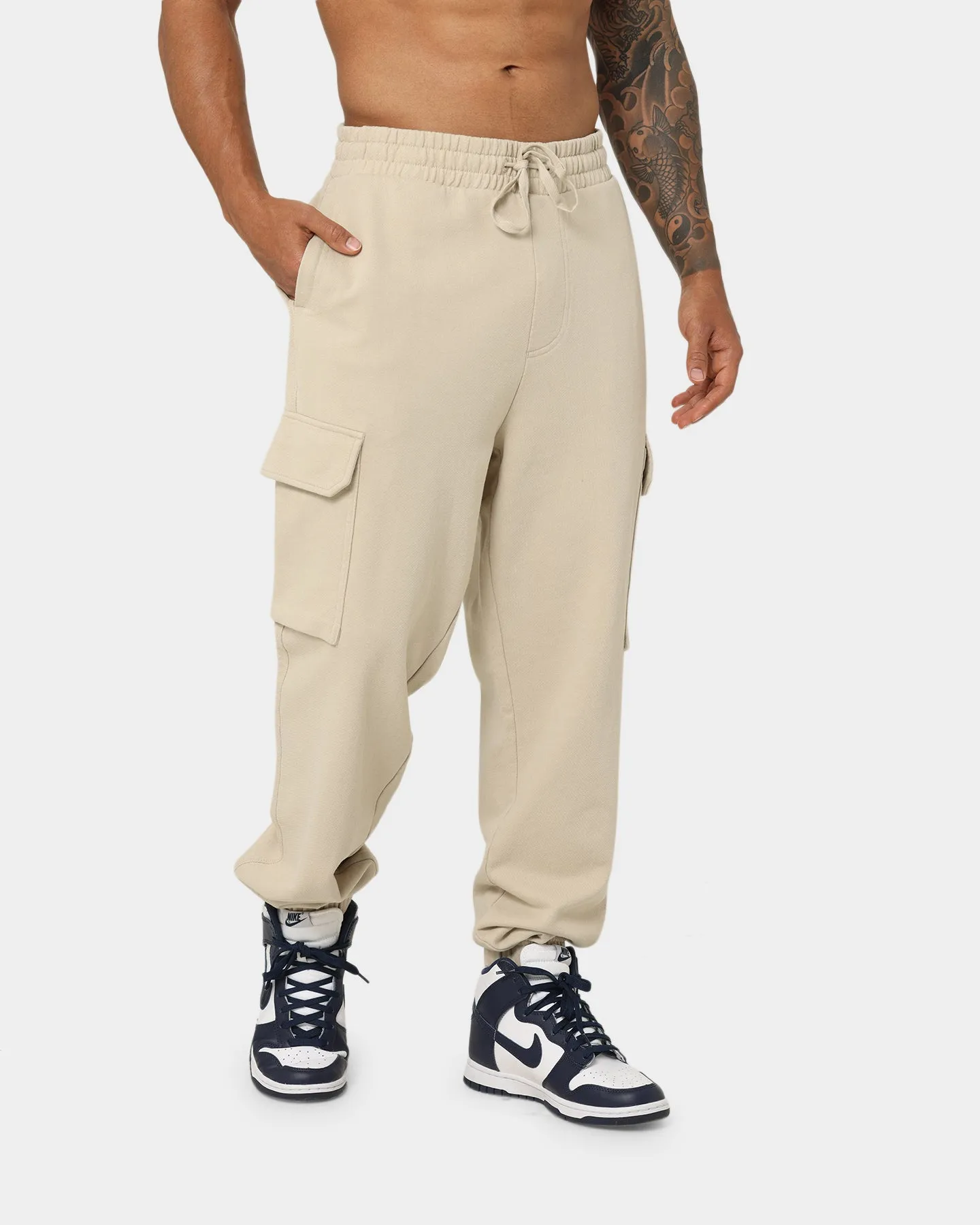 Tommy Jeans TJM Timeless Cargo Sweatpants Savannah Sand