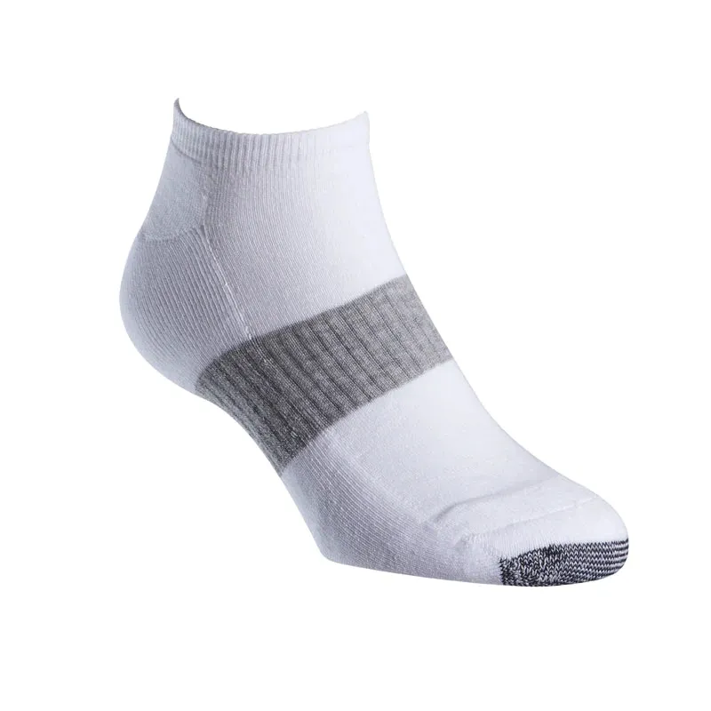 Tough Toe Ankle Sport Sock White - Australian Made