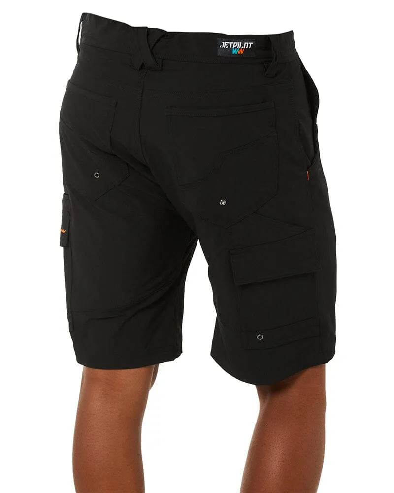 Tradies Jetlite Utility Short Value Pack - Black