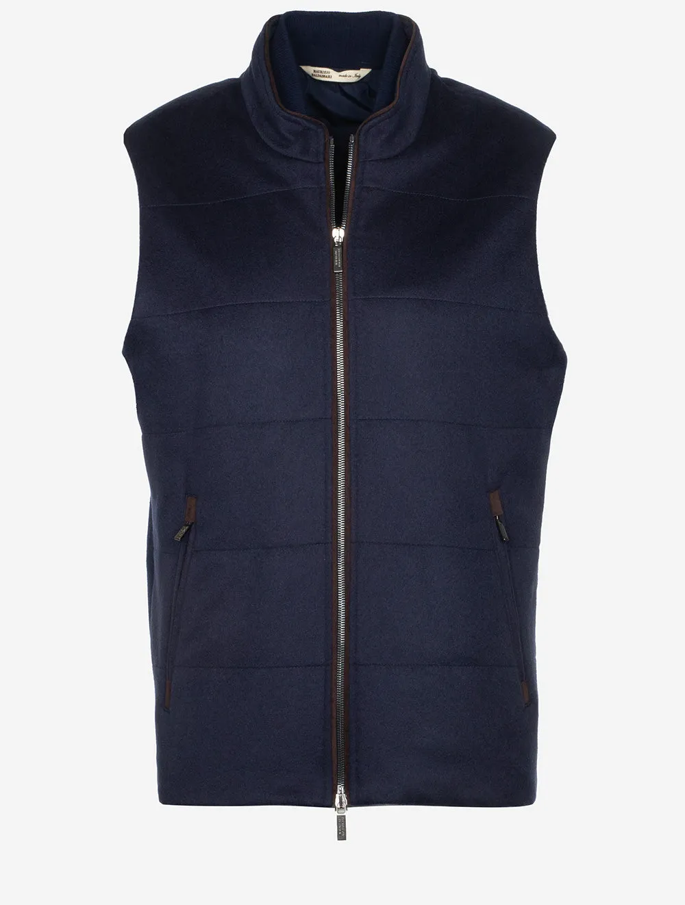 Vest Knit Sides Aantara Navy