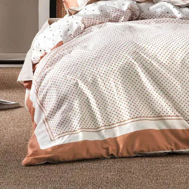 Vivienne Quilt Cover Set Brandy by Linen House