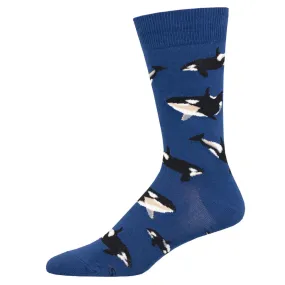 Whale Hello There Men's Crew Sock