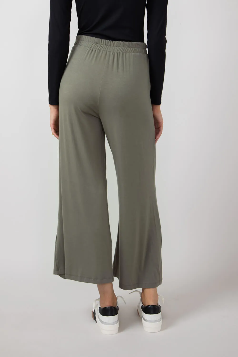 Wide Leg Lounge Pants for Women in Vintage Olive | P70206A-VINTAGEOLIVE