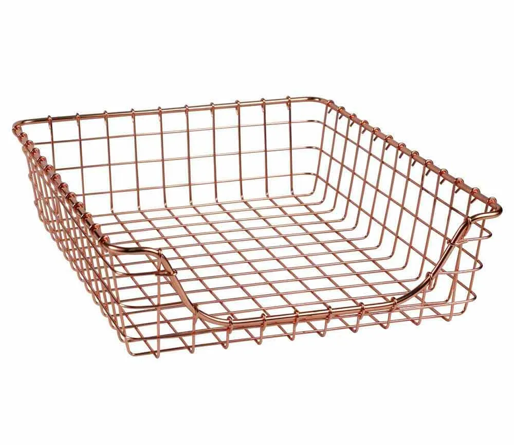 Wire Basket - Copper