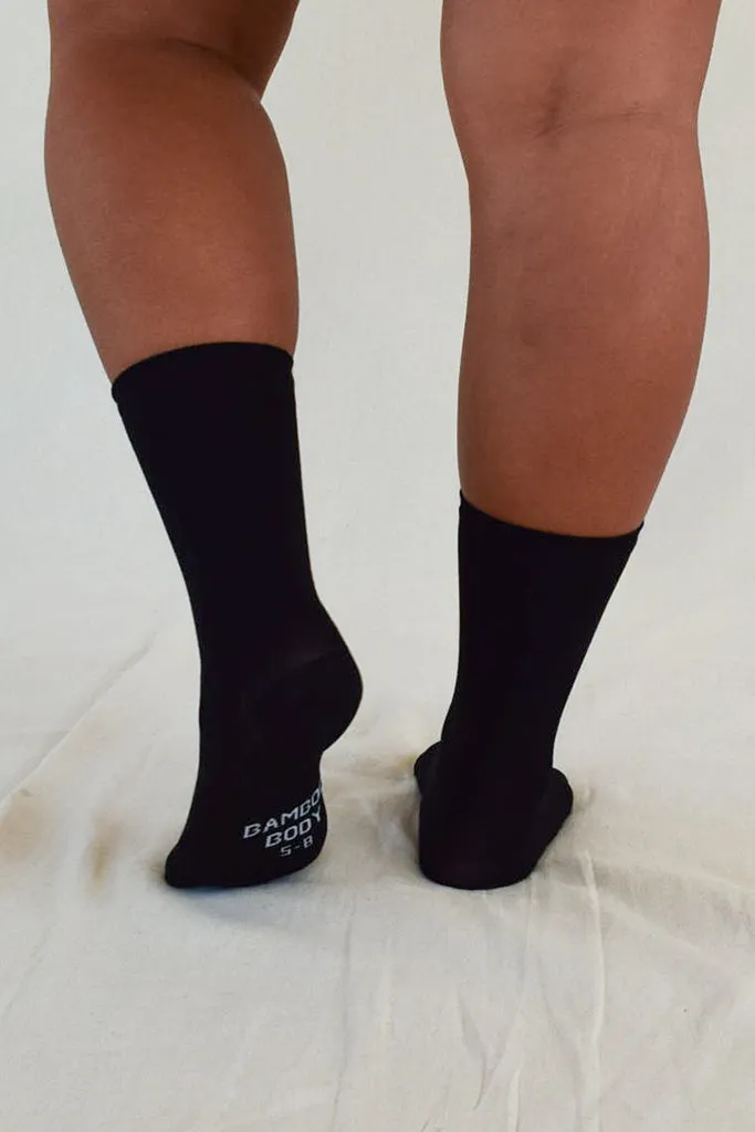 Women's Bamboo Business Socks 3 Pack - Black