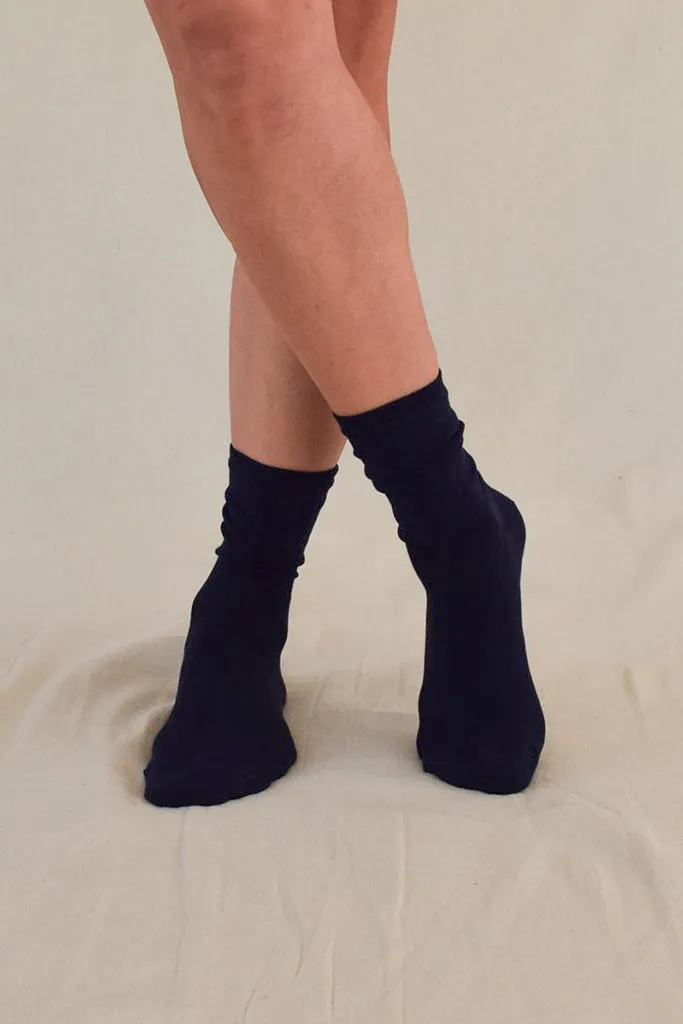 Women's Bamboo Business Socks 3 Pack - Navy