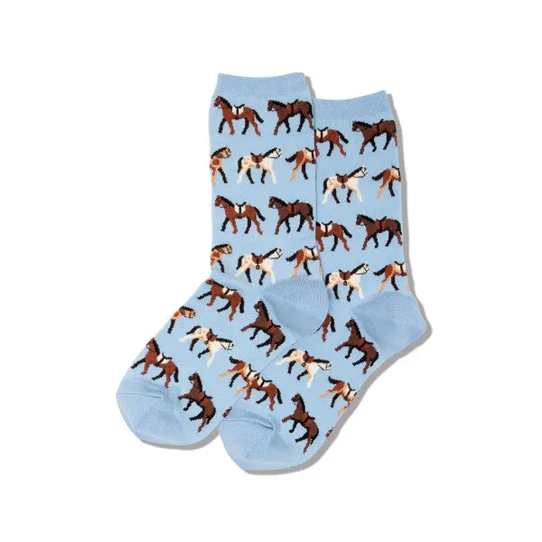 WOMEN'S HORSES CREW SOCK