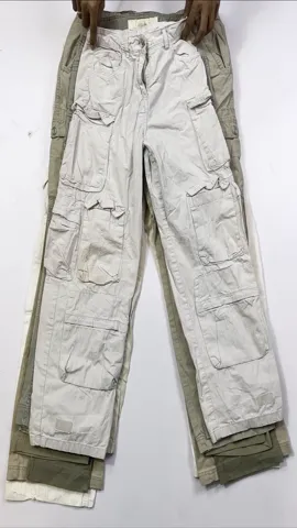 Y2K Flared Cargo Pants (RE-175)