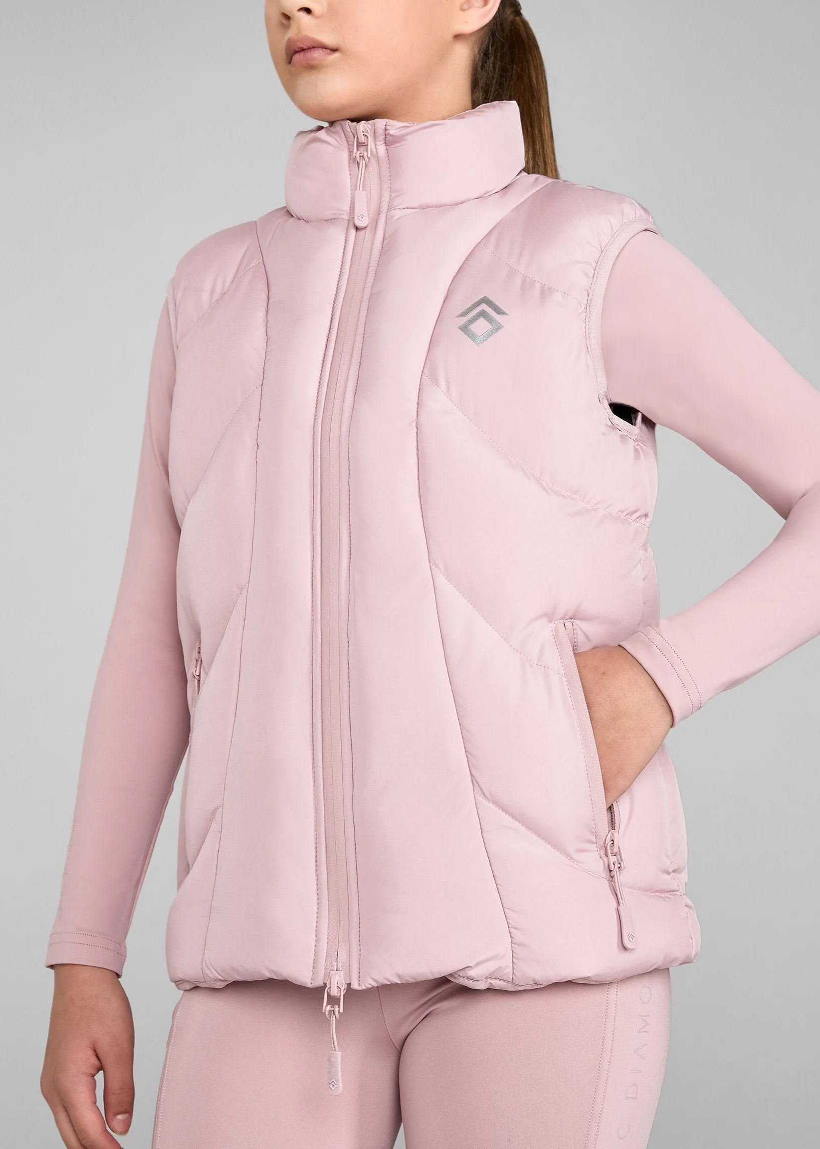 YR Pink Puffer Gilet