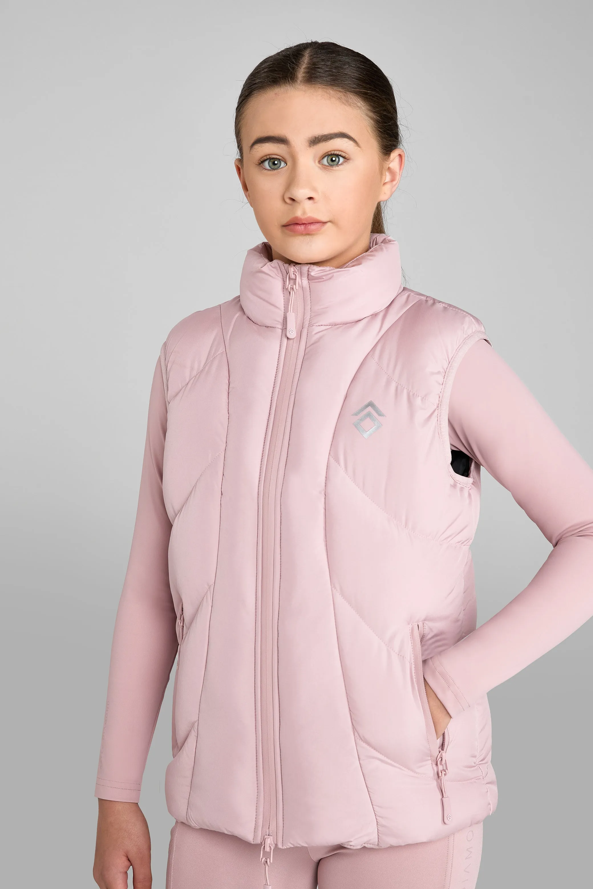 YR Pink Puffer Gilet